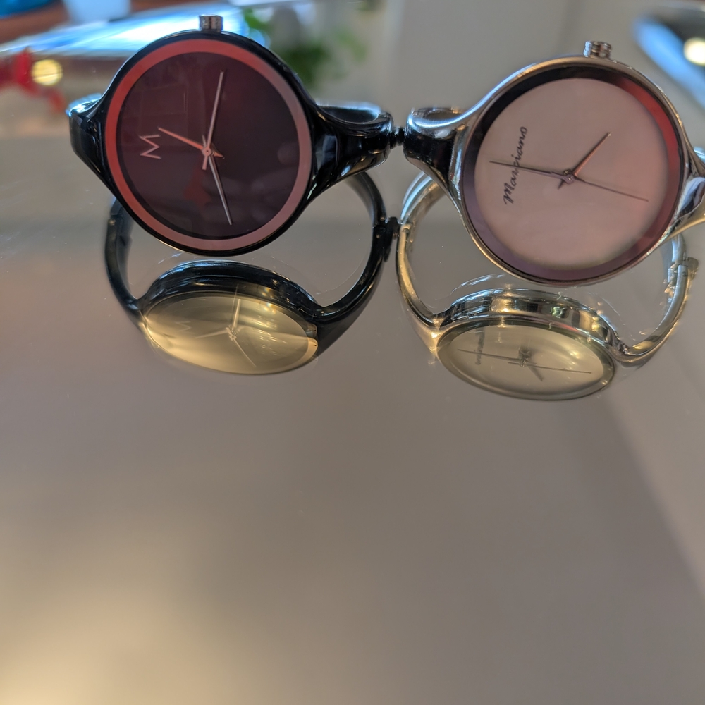 Marciano Black and Silver Women's Watches